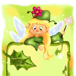 carte d'invitation anniversaire lutine
