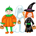 carte d'invitation halloween citrouille araignee