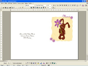 la carte pr�te � imprimer