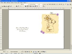 la carte pr�te � imprimer