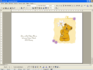 la carte pr�te � imprimer