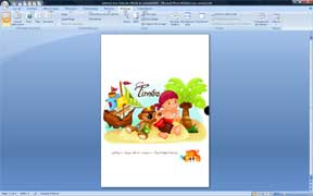 le faire-part Pirate pr�t � imprimer