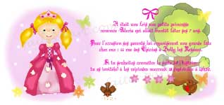 carte anniversaire princesse