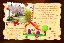 carte d'invitation cremaillre petite maison